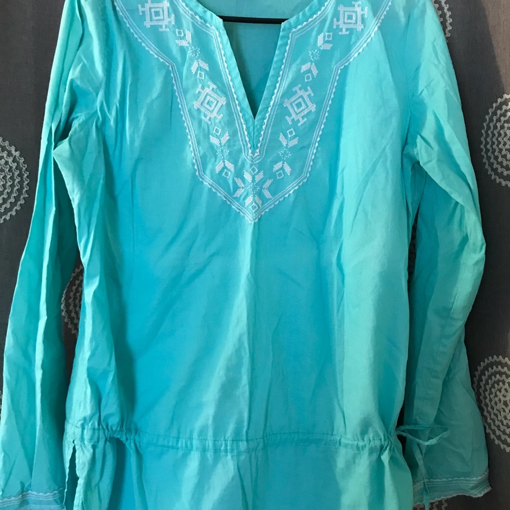 Gap Turquiose tunic top